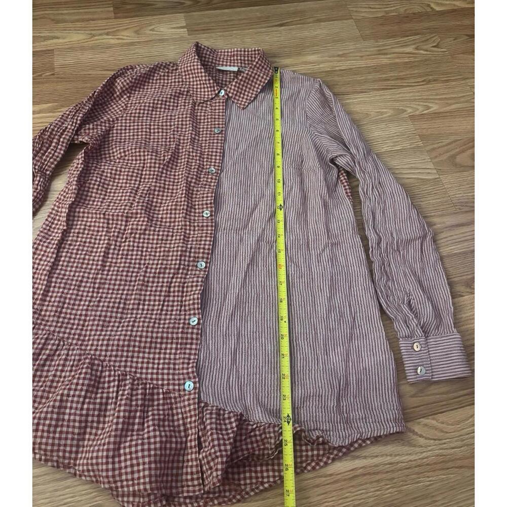 LOGO By Lori Goldstein Checkered Button Shirt Size XS - Picture 6 of 9